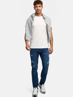 Indicode Herren Jeanshose - INPllum in blau denim
