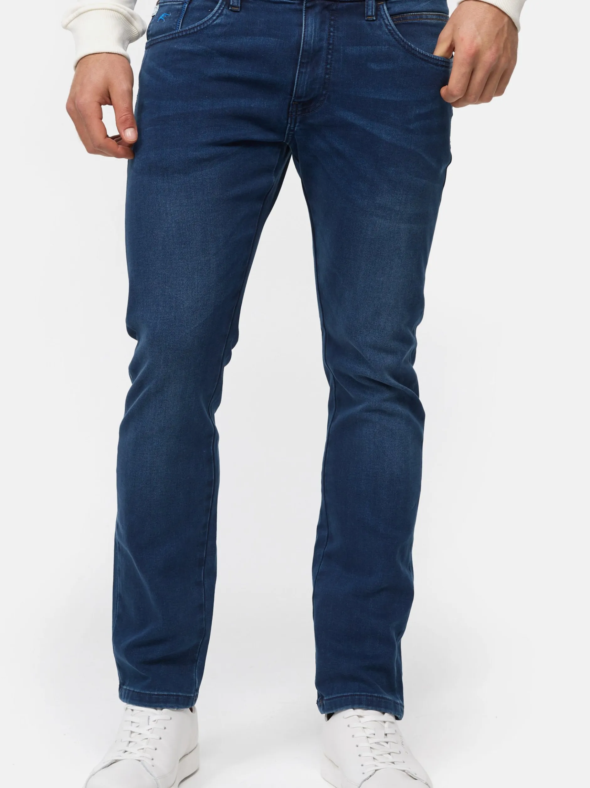 Indicode Herren Jeanshose - INCoil in denim blau