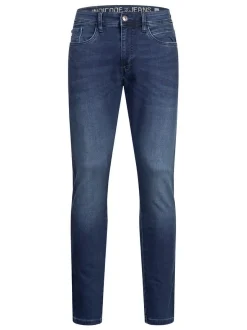 Indicode Herren Jeanshose - INCoil in denim blau