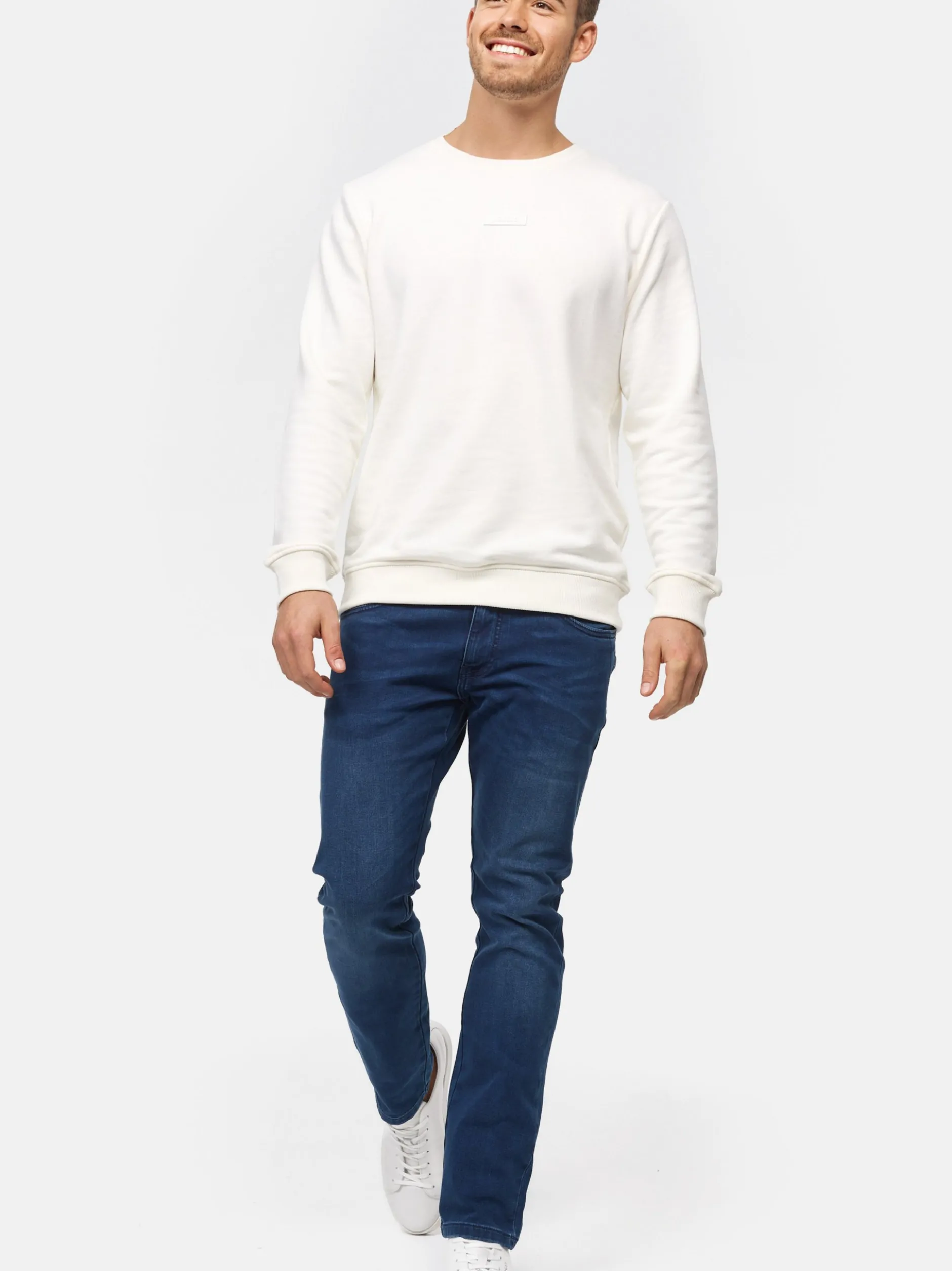 Indicode Herren Jeanshose - INCoil in denim blau