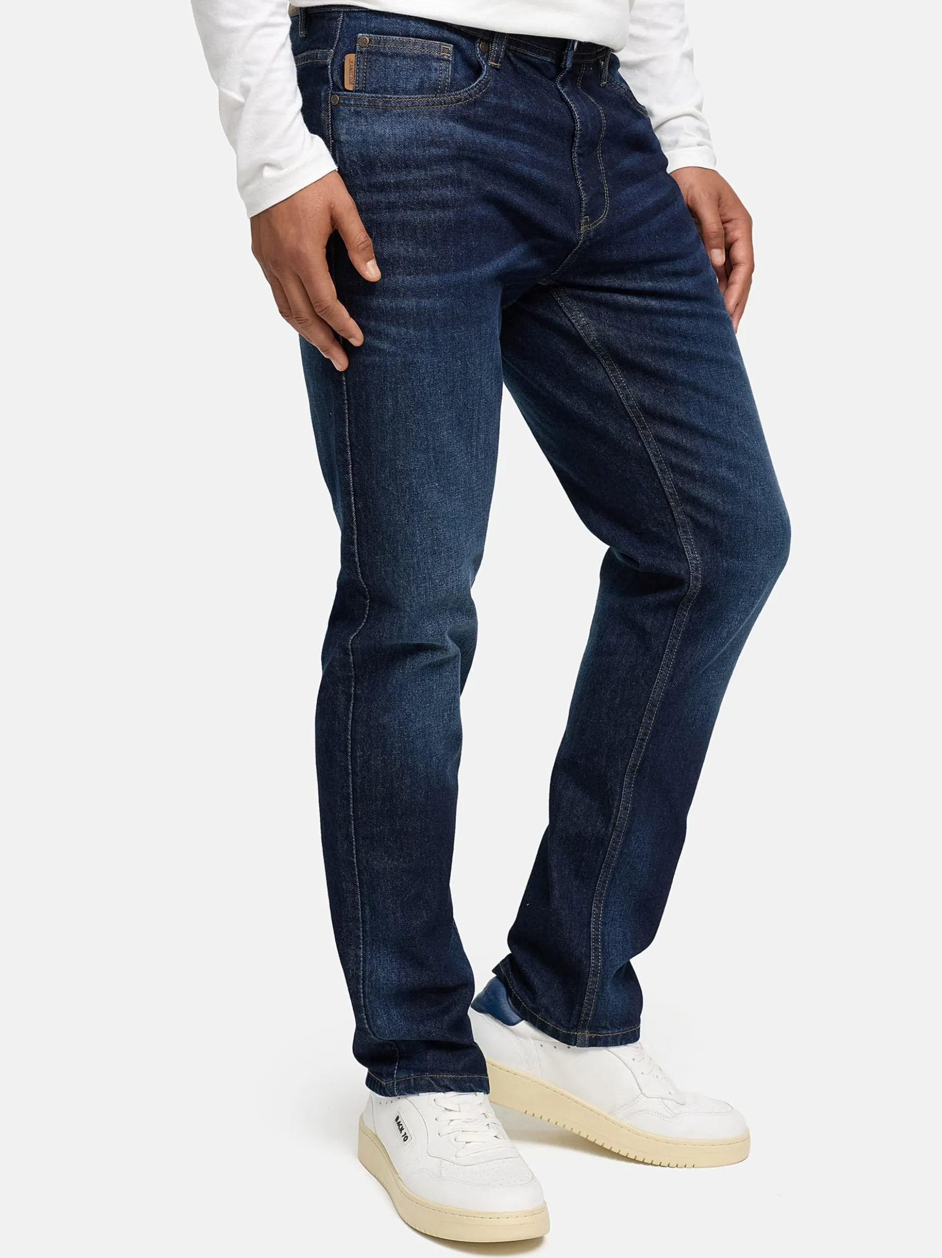 Indicode Herren Jeanshose - INValoy in dark stone denim