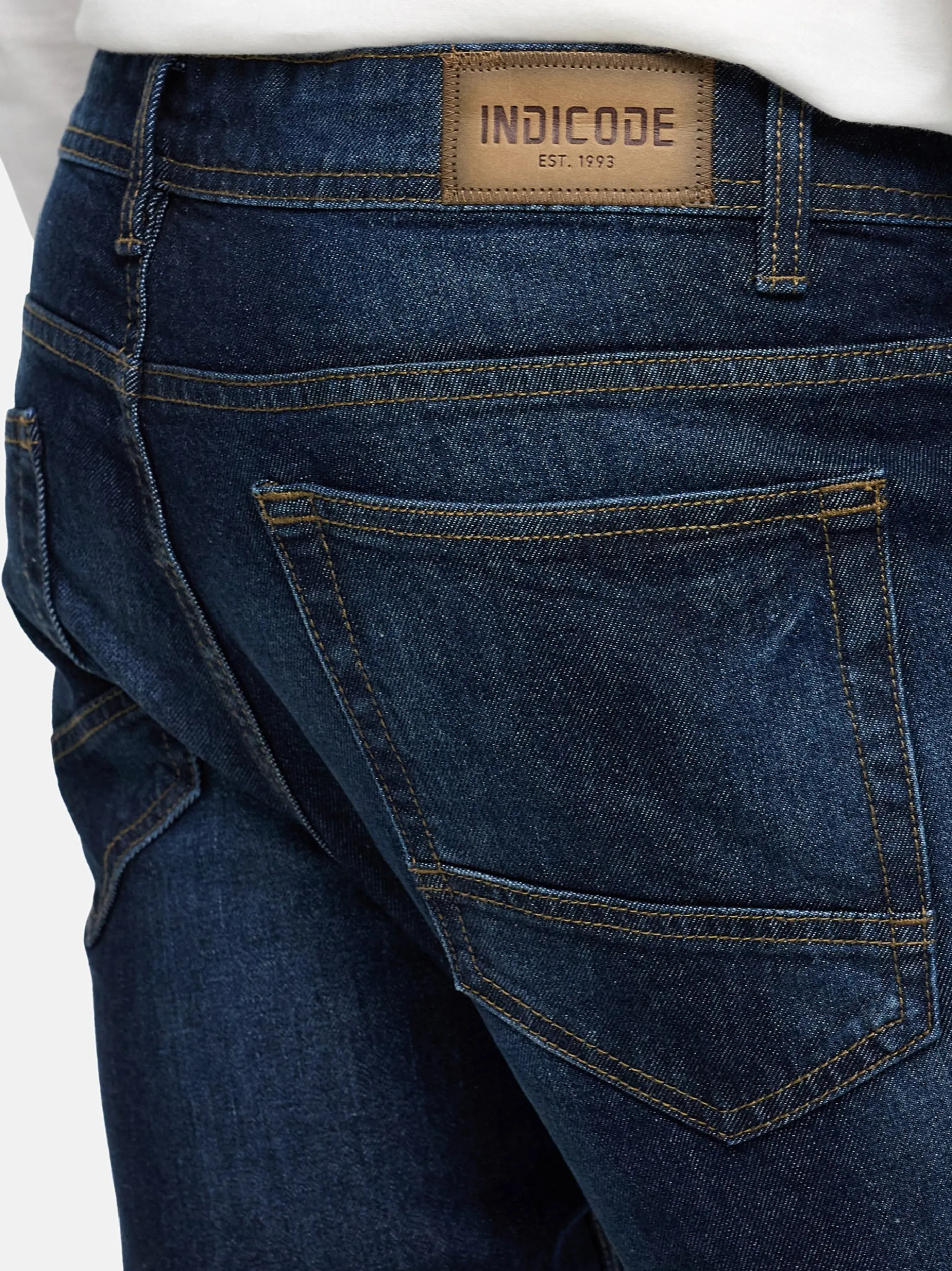 Indicode Herren Jeanshose - INValoy in dark stone denim