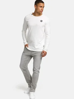 Indicode Herren Jeanshose - INValoy in hellgrau grau
