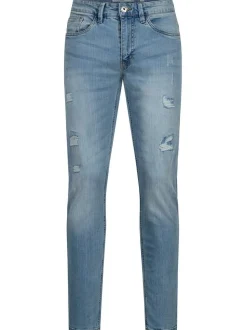 Indicode Herren Jeanshose - INPllum in bleached hellblau