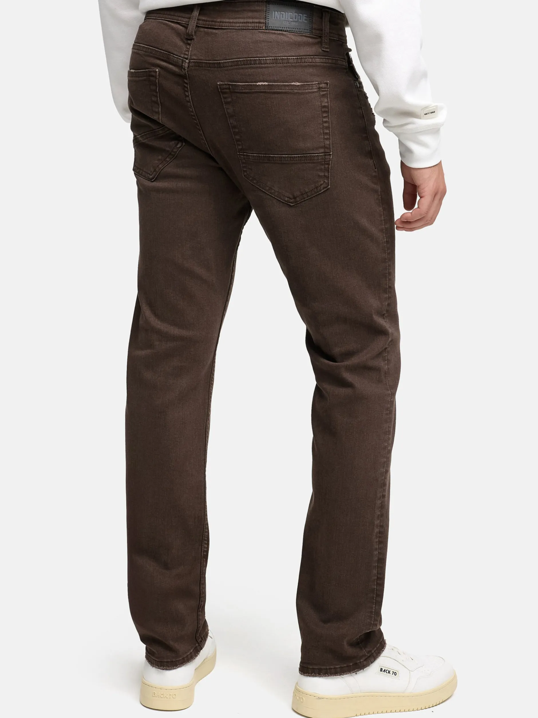 Indicode Herren Jeanshose - INDankos in braun