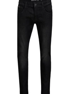 Indicode Herren Jeanshose - Texas in schwarz