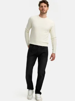 Indicode Herren Jeanshose - Texas in schwarz