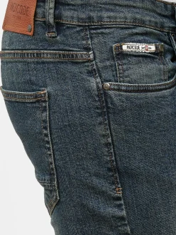 Indicode Herren Jeanshose - Texas in denim bleached