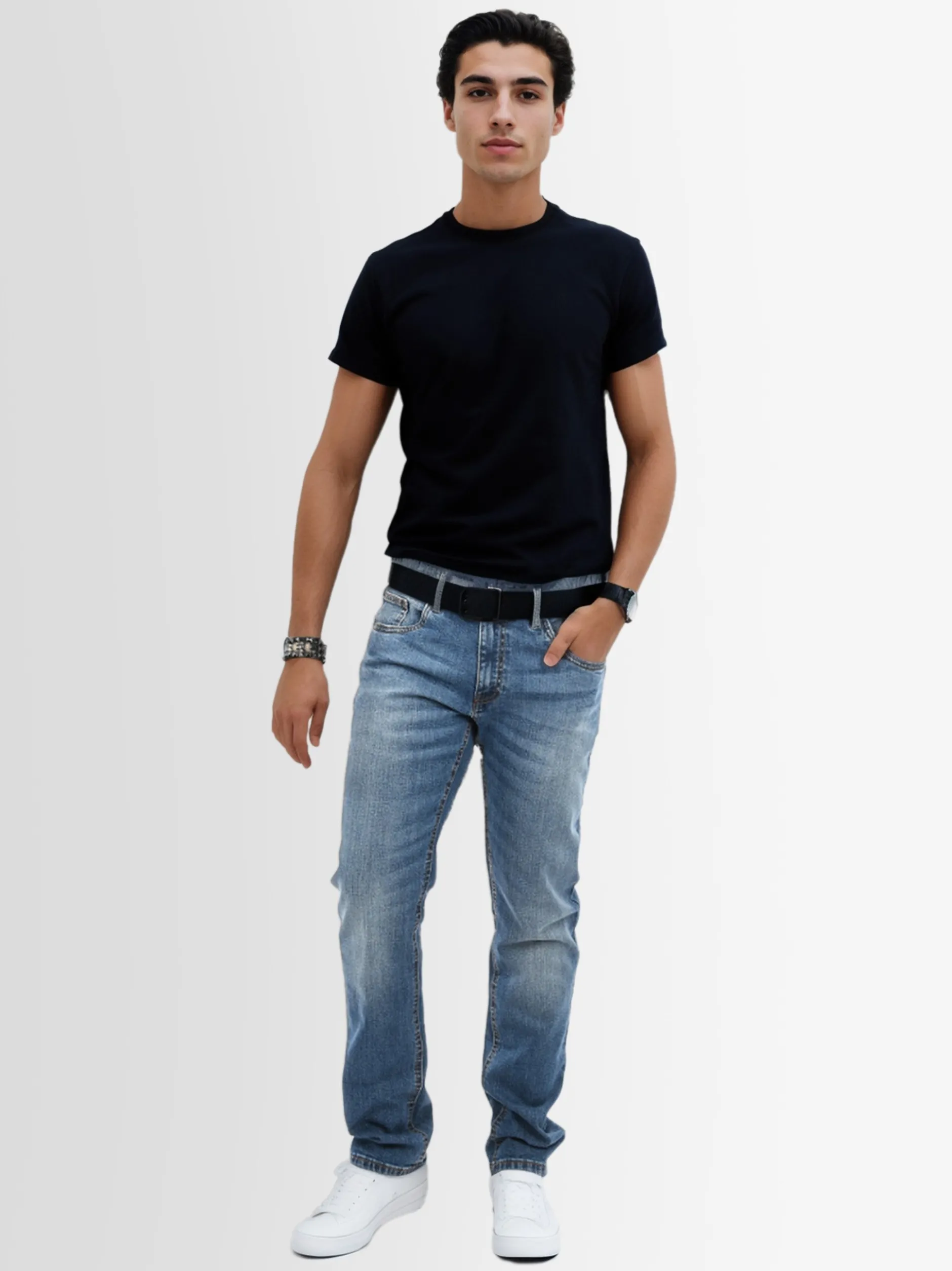 Indicode Herren Jeans - Ingianluca in blau