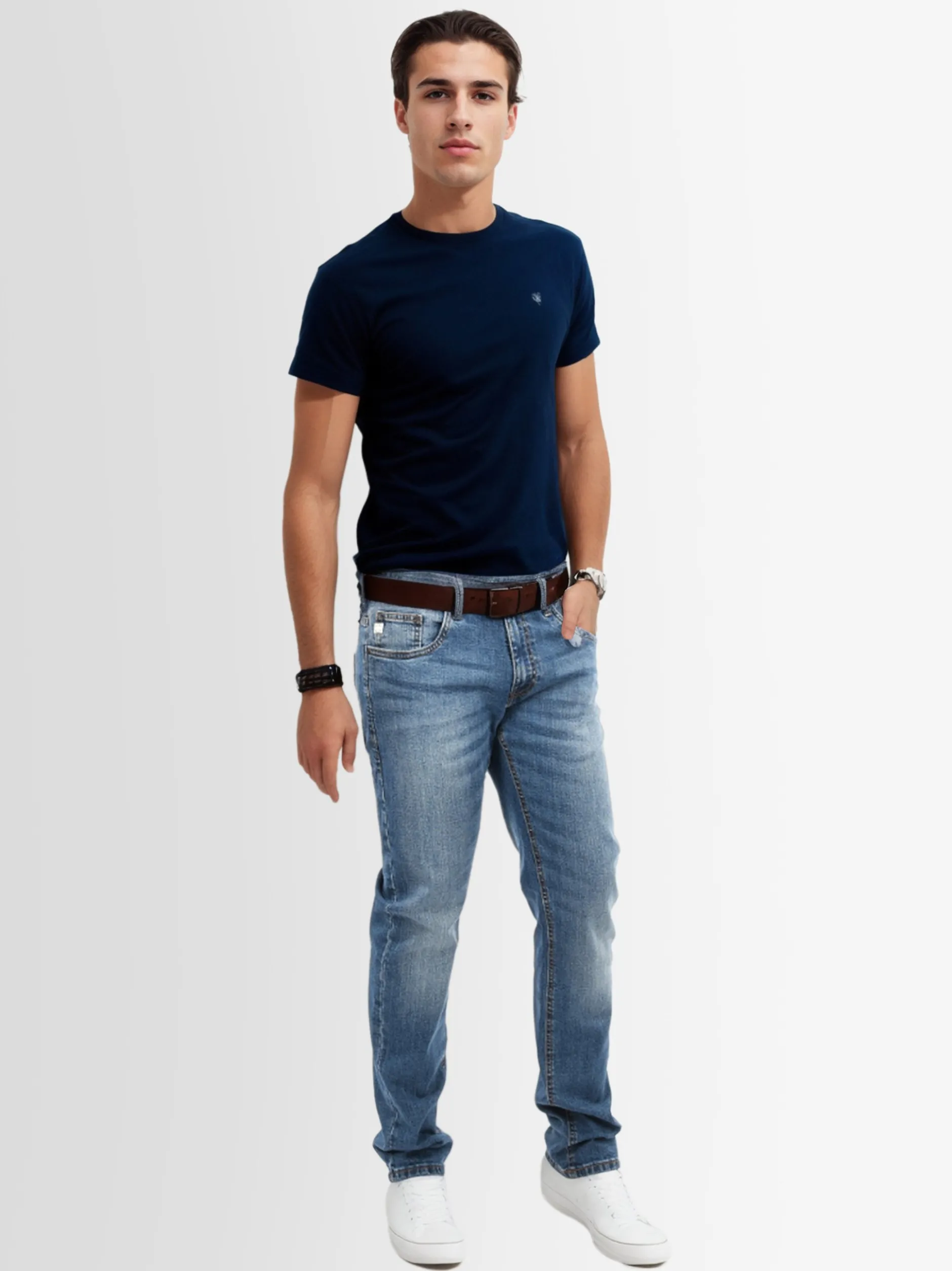 Indicode Herren Jeans - Ingianluca in blau