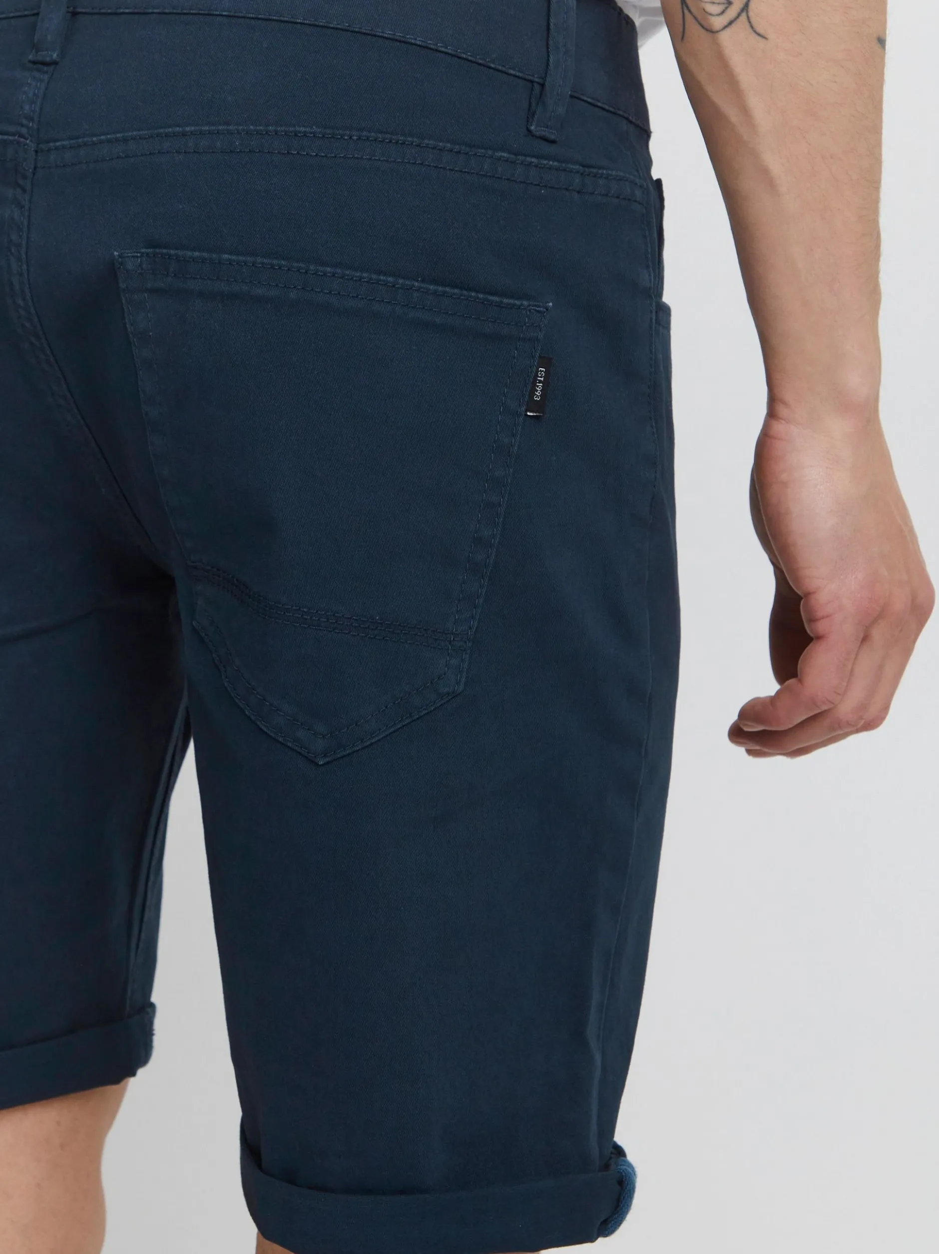 Indicode Herren Jeansshorts - IDPokka in marine