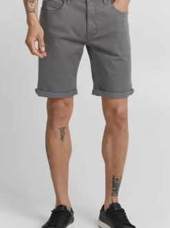 Indicode Herren Jeansshorts - IDPokka in grau