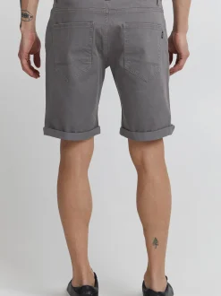 Indicode Herren Jeansshorts - IDPokka in grau
