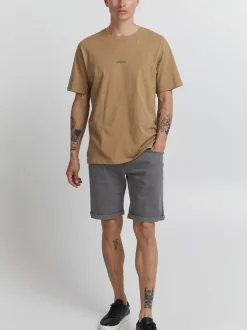 Indicode Herren Jeansshorts - IDPokka in grau