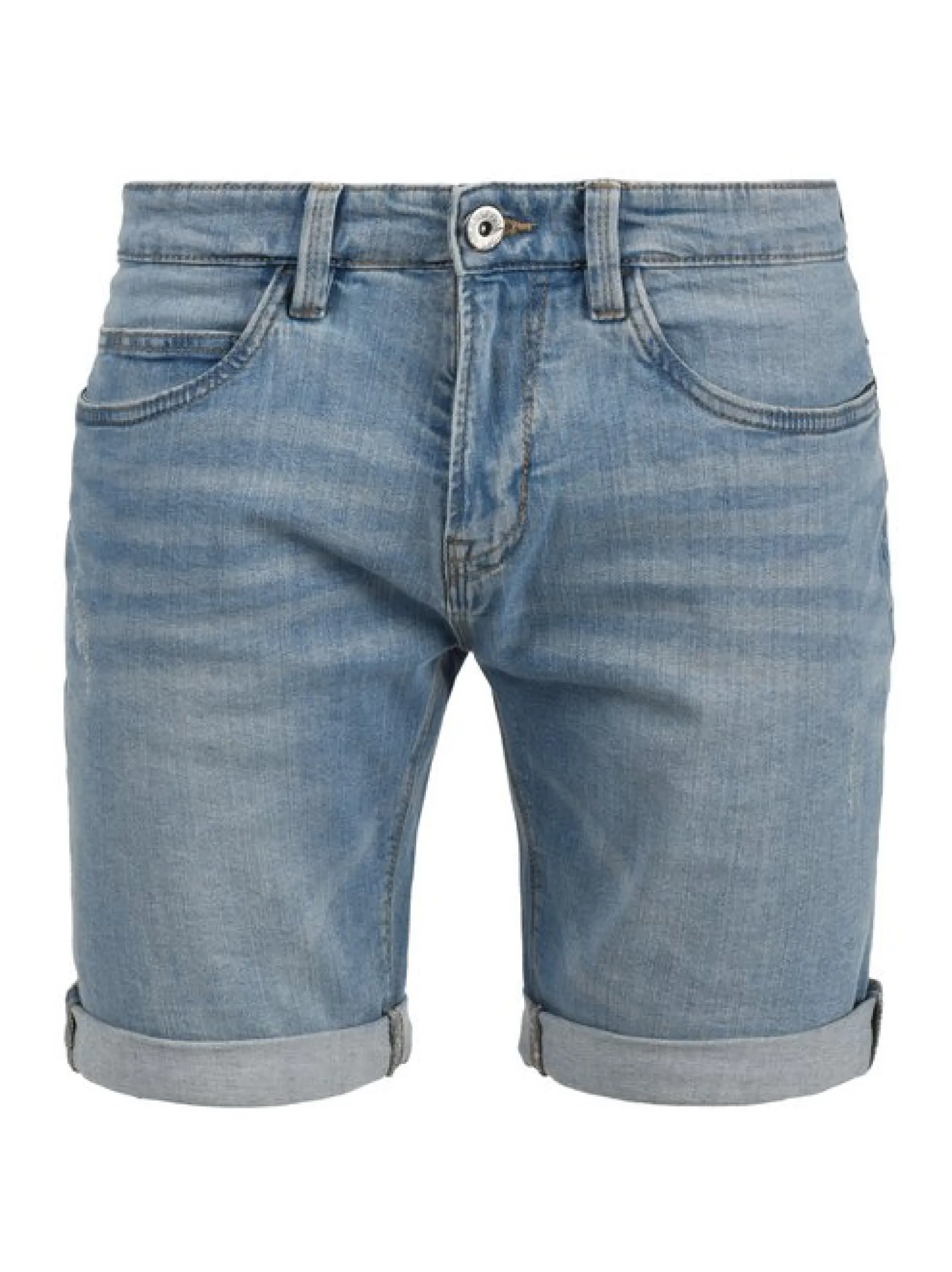 Indicode Herren Jeansshorts - IDQuentin in blau