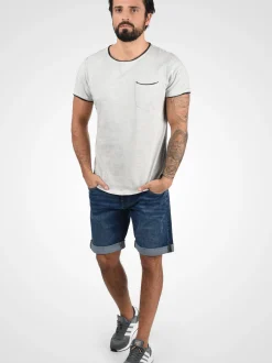 Indicode Herren Jeansshorts - IDQuentin in indigo
