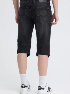 Indicode Herren Jeansshorts - IDQuince in schwarz