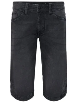 Indicode Herren Jeansshorts - IDQuince in schwarz