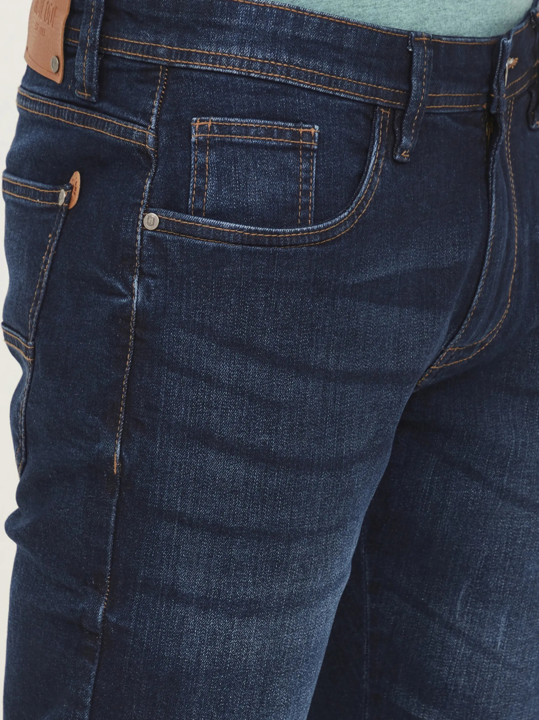 Indicode Herren Jeansshorts - IDQuince in blau