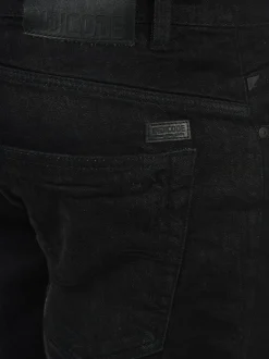Indicode Herren Jeansshorts - IDQuentin in schwarz