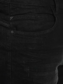 Indicode Herren Jeansshorts - IDQuentin in schwarz