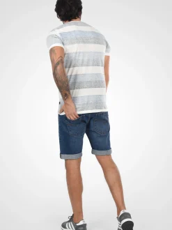 Indicode Herren Jeansshorts - IDHallow in indigo