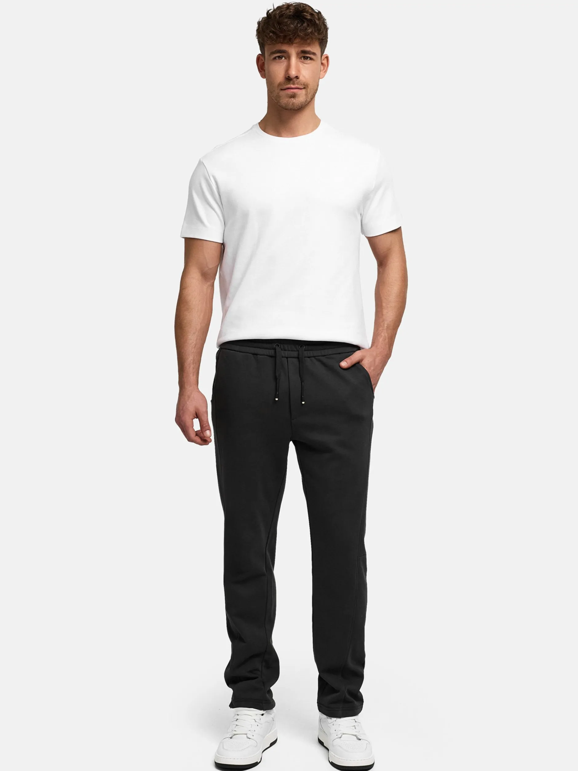 Indicode Herren Jogginghose - INJumpy in schwarz