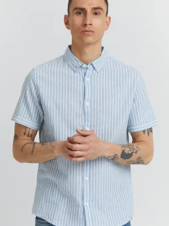 Indicode Herren Kurzarmhemd - IDHank in beige