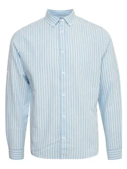 Indicode Herren Langarmhemd - IDHanko in beige