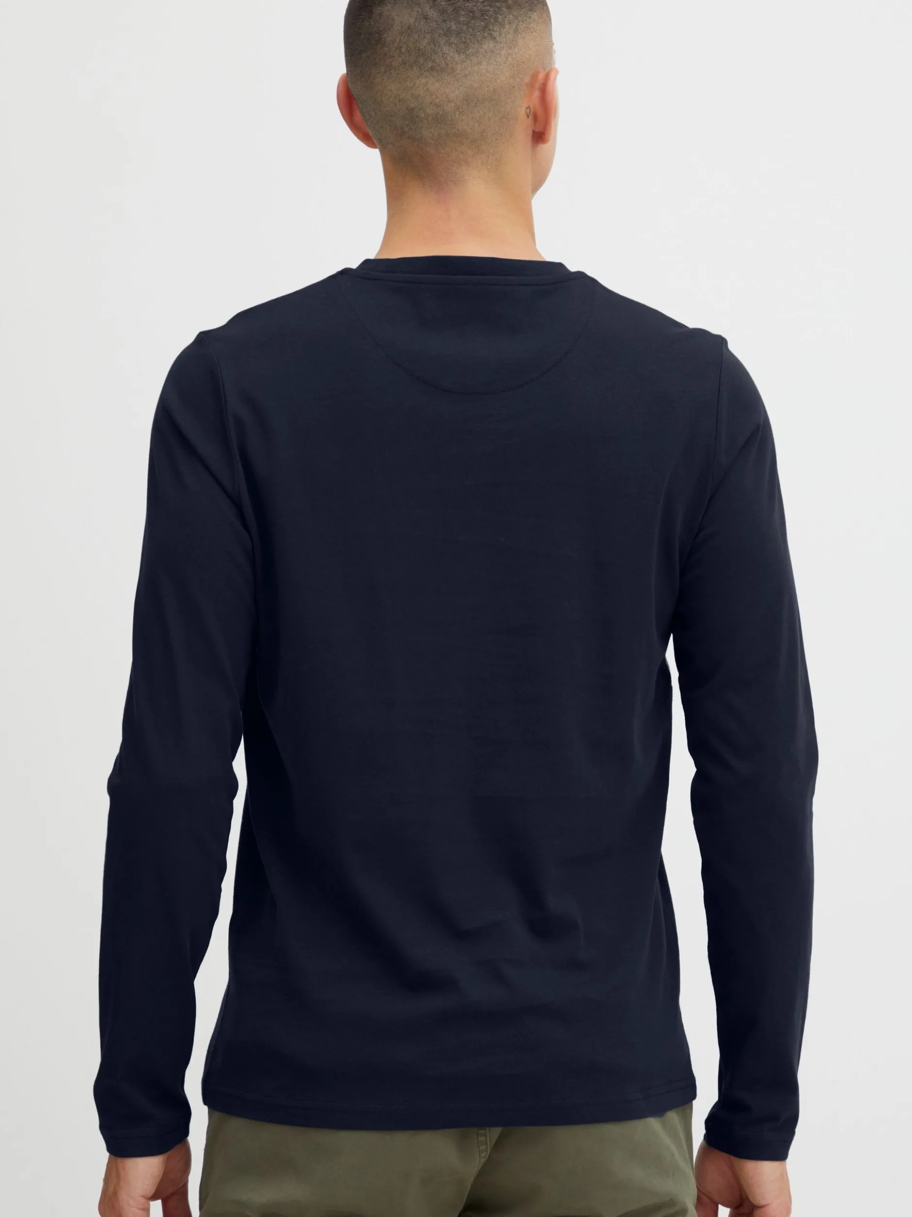 Indicode Herren Langarmshirt - IDMatheo in marine