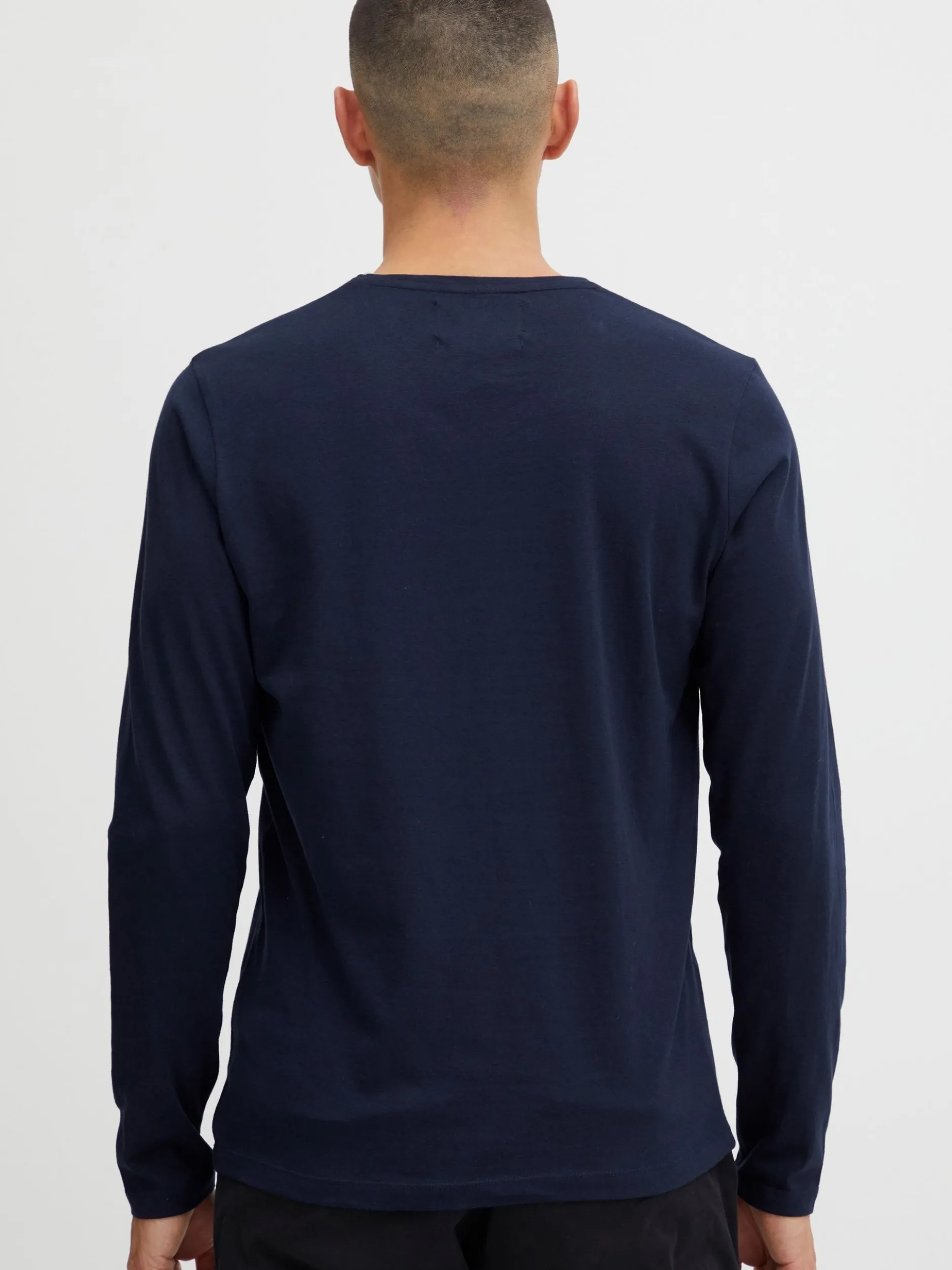 Indicode Herren Langarmshirt - IDPhillo in marine