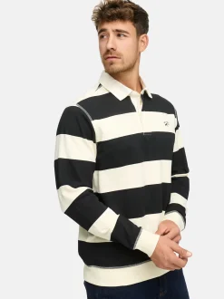Indicode Herren Langarmshirt - INDinaro in schwarz mehrfarbig