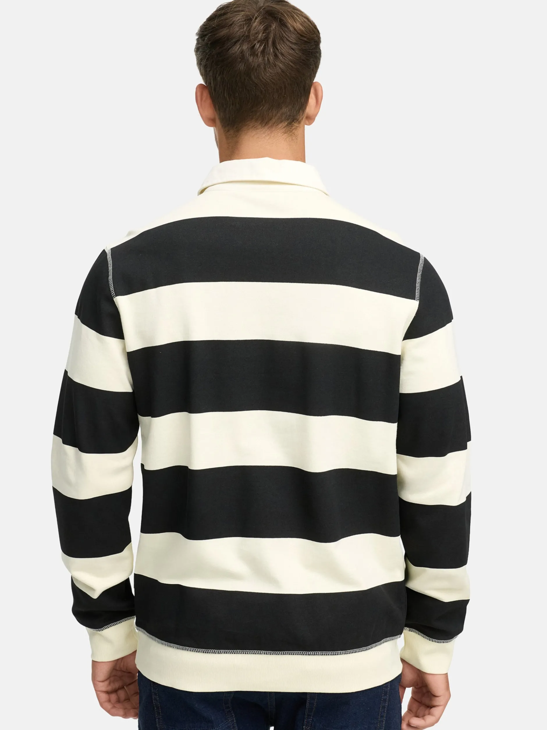 Indicode Herren Langarmshirt - INDinaro in schwarz mehrfarbig