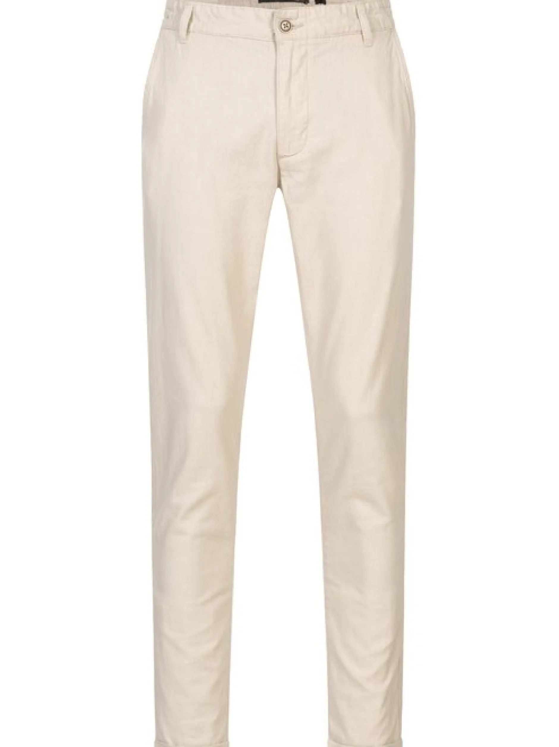 Indicode Herren Leinenhose - Haverfield in beige sand