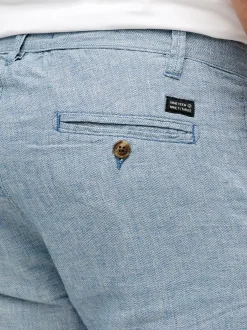 Indicode Herren Leinenhose - INGuy in blau