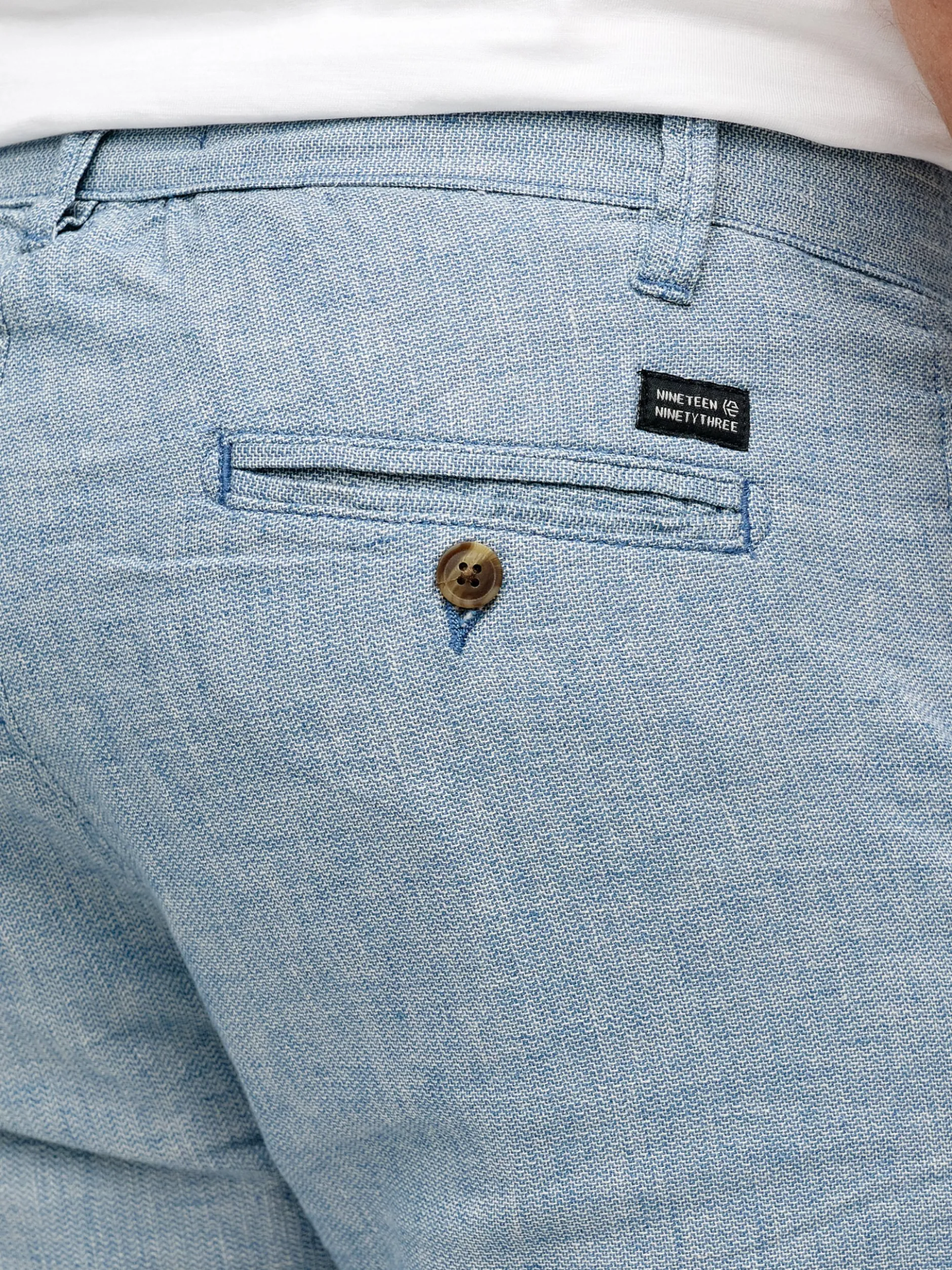 Indicode Herren Leinenhose - INGuy in blau