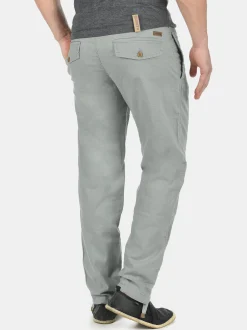 Indicode Herren Leinenhose - IDIves in grau