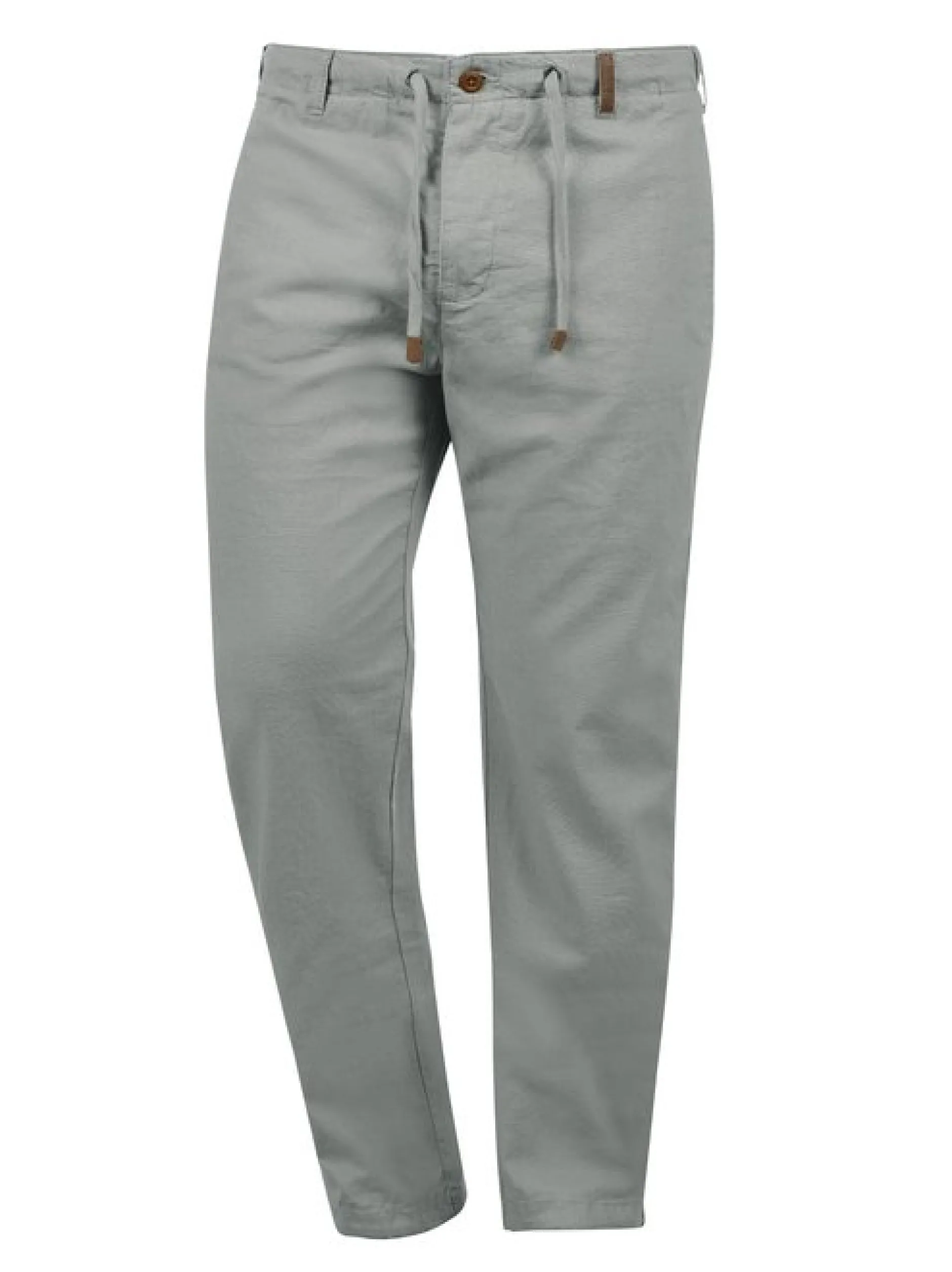 Indicode Herren Leinenhose - IDIves in grau