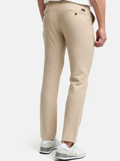 Indicode Herren Leinenhose - INGuy in beige sand