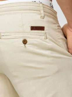 Indicode Herren Leinenhose - Veneto in beige sand