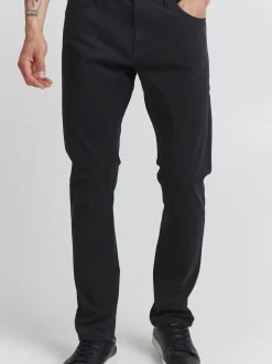 Indicode Herren 5-Pocket-Jeans - IDPokar in schwarz