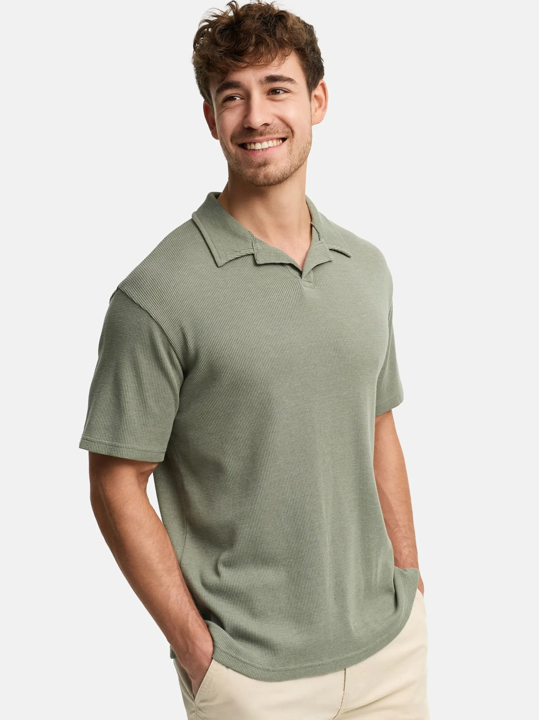 Indicode Herren Poloshirt - INBimmer in schilf