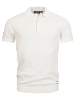 Indicode Herren Poloshirt - INVorm in weiß