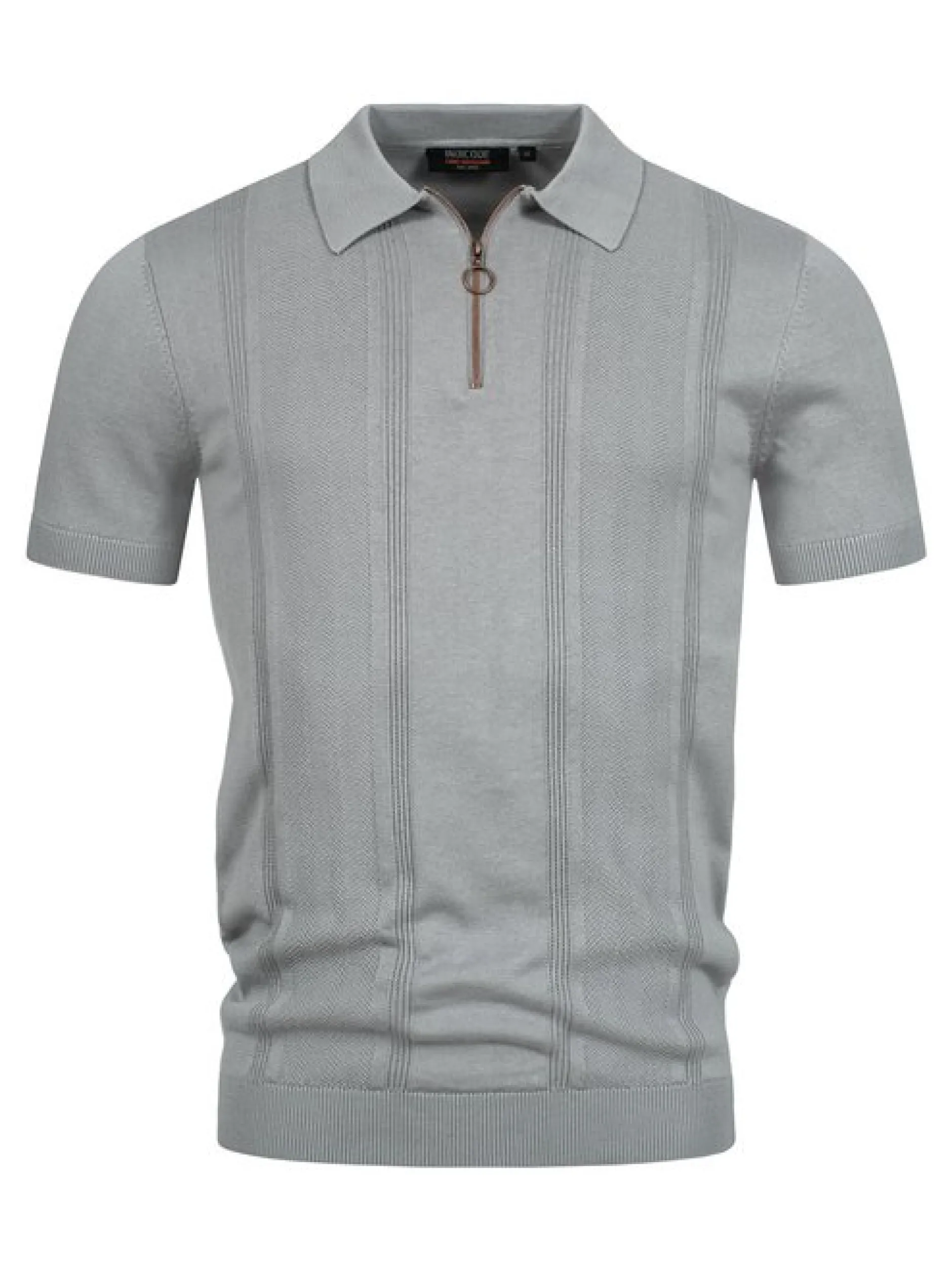 Indicode Herren Poloshirt - INSago in hellgrau