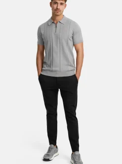 Indicode Herren Poloshirt - INSago in hellgrau