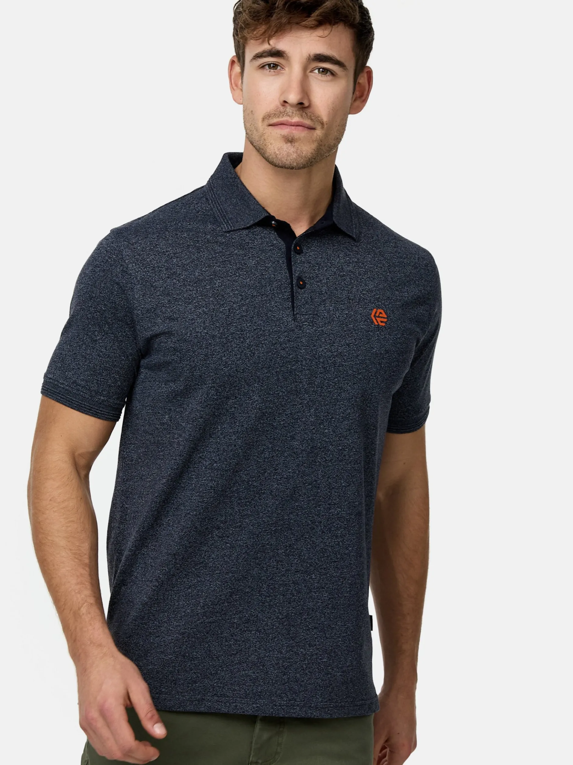 Indicode Herren Poloshirt - INSago in weiß