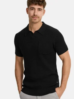 Indicode Herren Poloshirt - INHarlo in schwarz