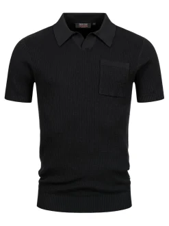 Indicode Herren Poloshirt - INHarlo in schwarz