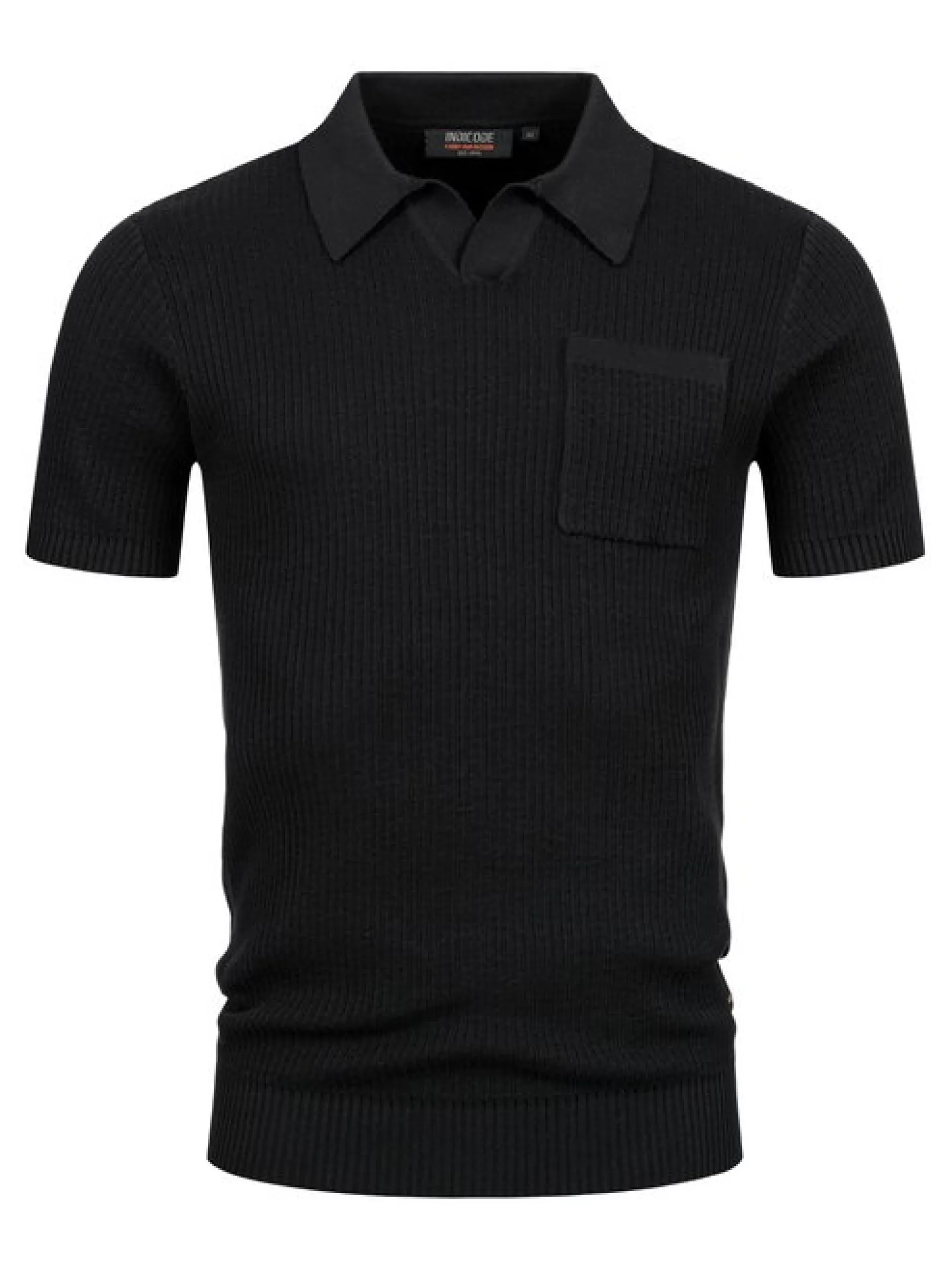 Indicode Herren Poloshirt - INHarlo in schwarz