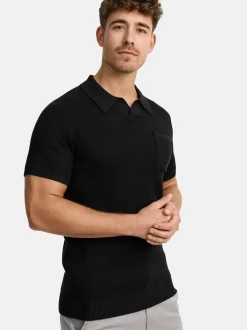 Indicode Herren Poloshirt - INHarlo in schwarz